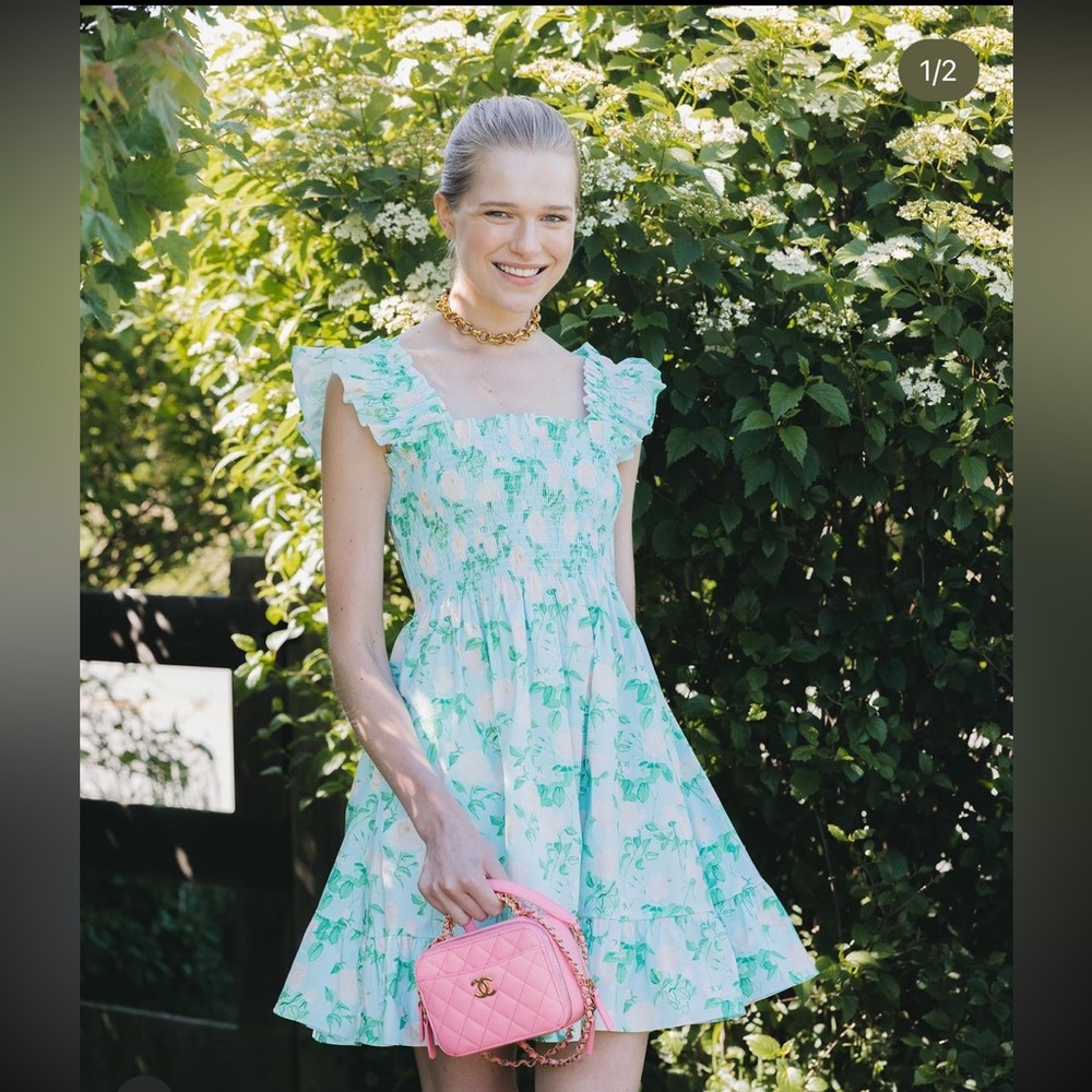 Hill House Elizabeth Nap Dress in Blue Roses